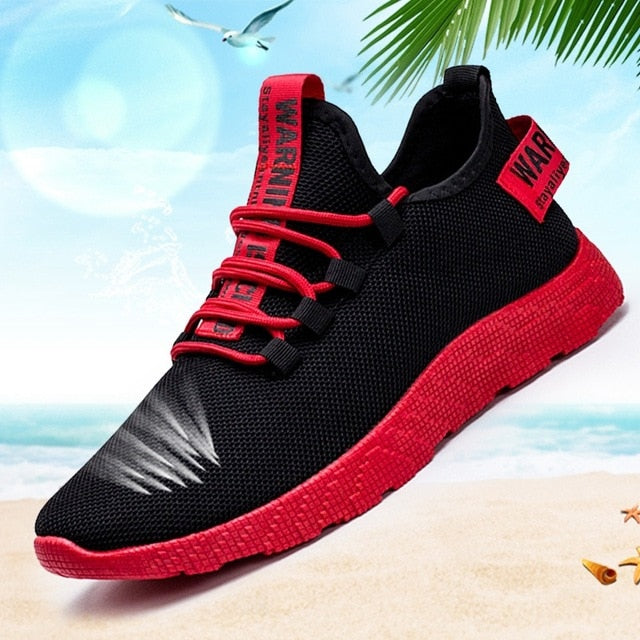 SHUJIN Men Sneakers Breathable Casual No-slip Men Vulcanize Shoes Male Air Mesh Lace up Wear-resistant Shoes tenis masculino