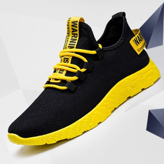 SHUJIN Men Sneakers Breathable Casual No-slip Men Vulcanize Shoes Male Air Mesh Lace up Wear-resistant Shoes tenis masculino