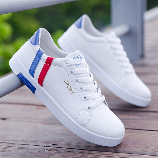 Men vulcanized Flats shoes fashion students white board shoes men trend of breathable shoes sneakers basket zapatos Driving 2019